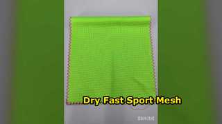 Quick Dry Sport Mesh Fabric 180GSM